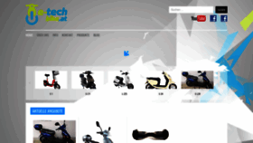 What E-techbike.at website looked like in 2023 (1 year ago)
