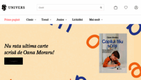 What Edituraunivers.ro website looked like in 2023 (2 years ago)