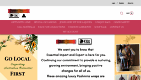 What Essentialshop.com.au website looked like in 2023 (This year)