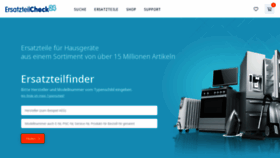 What Ersatzteilcheck24.de website looked like in 2023 (This year)