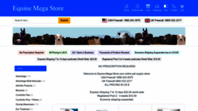 What Equine-mega-store.com website looked like in 2023 (2 years ago)