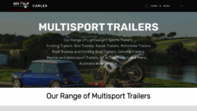 What Easytrailer.com.au website looked like in 2023 (This year)