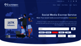 What Escrowv.com website looked like in 2023 (This year)