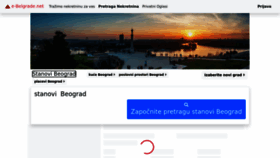 What E-belgrade.net website looked like in 2023 (This year)