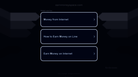 What Earnmoneyspace.com website looked like in 2023 (This year)