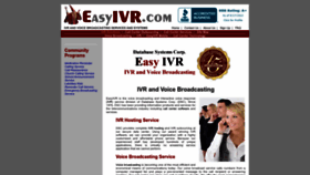 What Easyivr.com website looked like in 2023 (This year)