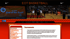 What Eotbasketball.com website looked like in 2023 (This year)