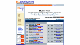 What Esl-jobs-forum.com website looked like in 2023 (This year)