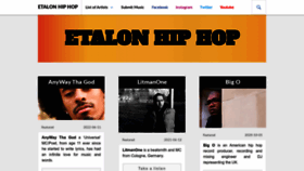 What Etalonhiphopblog.com website looked like in 2023 (This year)