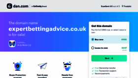 What Expertbettingadvice.co.uk website looked like in 2023 (This year)