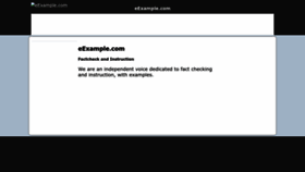 What Eexample.com website looked like in 2023 (This year)