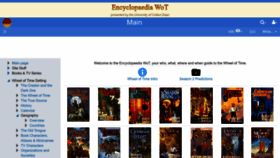 What Encyclopaedia-wot.org website looked like in 2023 (This year)