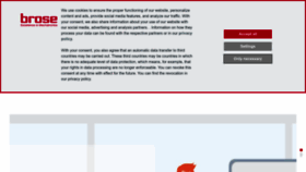 What Extranet.brose.com website looked like in 2023 (2 years ago)