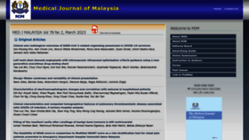 What E-mjm.org website looked like in 2023 (2 years ago)