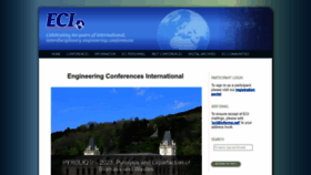What Engconf.us website looked like in 2023 (This year)
