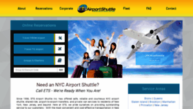 What Etsairportshuttle.com website looked like in 2023 (This year)