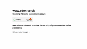 What Eden.co.uk website looked like in 2023 (This year)