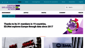 What Europeandatajournalism.eu website looked like in 2023 (This year)