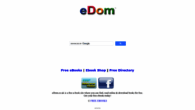 What Edom.co.uk website looked like in 2023 (This year)
