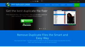 What Easyduplicatefinder.com website looked like in 2023 (This year)