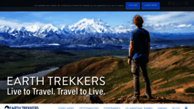 What Earthtrekkers.com website looked like in 2023 (This year)