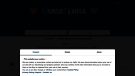 What Emojiterra.com website looked like in 2023 (This year)