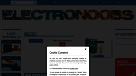 What Electronoobs.com website looked like in 2023 (This year)