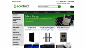 What Ecodirect.com website looked like in 2023 (This year)
