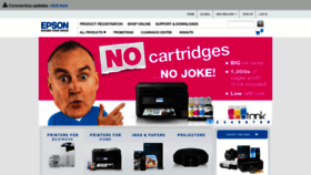 What Epson.co.nz website looked like in 2023 (This year)