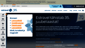 What Estravel.ee website looked like in 2023 (This year)