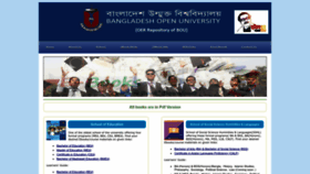 What Ebookbou.edu.bd website looked like in 2023 (This year)