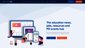 What Educationhq.com website looked like in 2023 (This year)