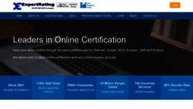 What Expertrating.com website looked like in 2023 (This year)