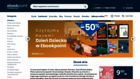 What Ebookpoint.pl website looked like in 2023 (2 years ago)