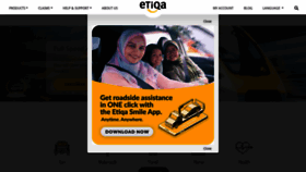 What Etiqa.com.my website looked like in 2023 (This year)