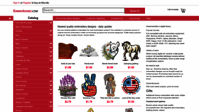 What Embroideres.com website looked like in 2023 (This year)