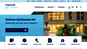 What Erasmusmc.nl website looked like in 2023 (This year)