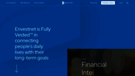 What Envestnet.com website looked like in 2023 (This year)