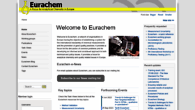 What Eurachem.org website looked like in 2023 (This year)