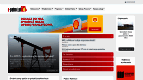 What E-petrol.pl website looked like in 2023 (This year)
