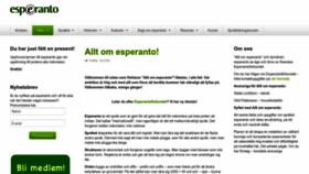 What Esperanto.se website looked like in 2023 (This year)