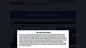 What Estense.com website looked like in 2023 (This year)