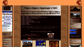 What Egiptomania.com website looked like in 2023 (This year)