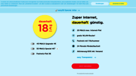 What Eazy.de website looked like in 2023 (This year)