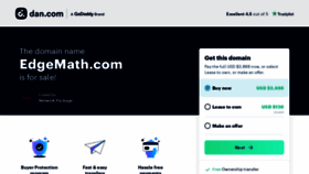 What Edgemath.com website looked like in 2023 (This year)
