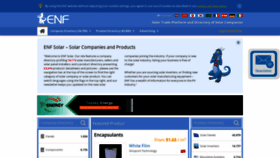 What Enfsolar.com website looked like in 2023 (This year)