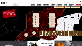 What Emgpickups.com website looked like in 2023 (This year)