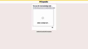 What Expedia.no website looked like in 2023 (This year)