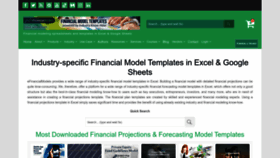 What Efinancialmodels.com website looked like in 2023 (This year)