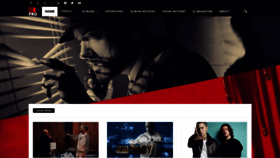 What Eminem.news website looked like in 2023 (This year)